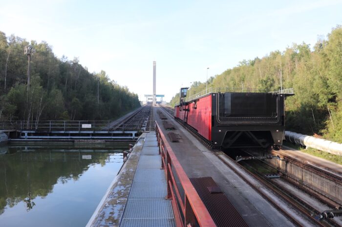 Plavba 22.8.2019 Zdvihadlo The Sloping Lock of Ronquières – Brusel