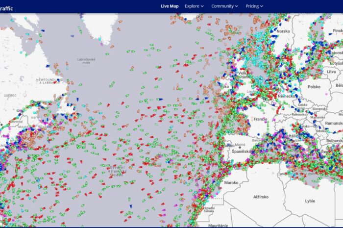 Marinetraffic – poloha lodi ve svete